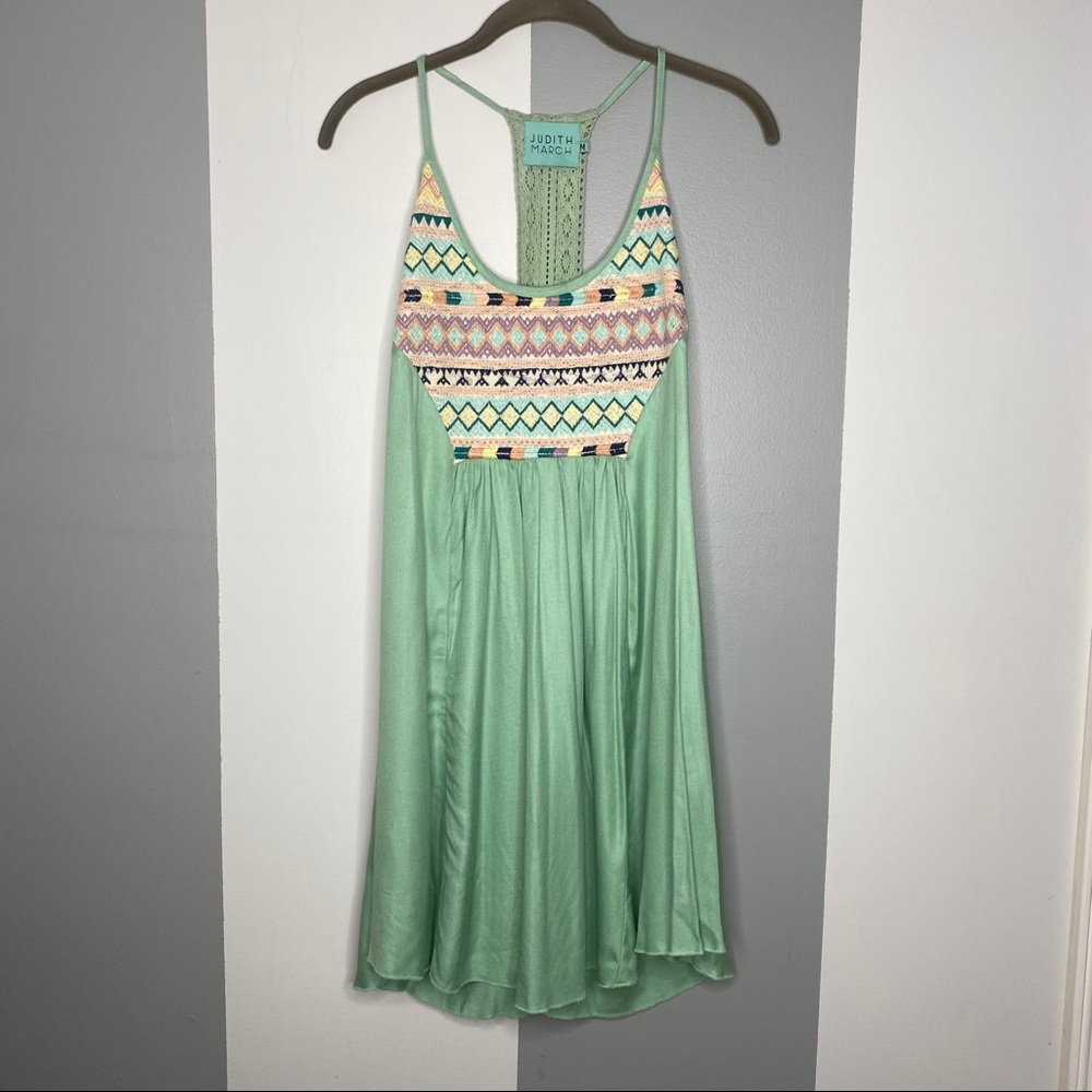 Judith March Embroidered Dress